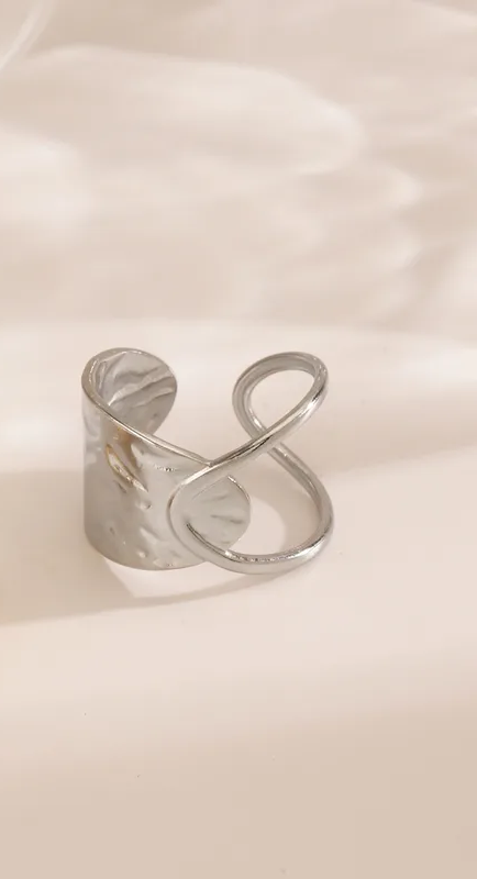 Steel Arc Ring