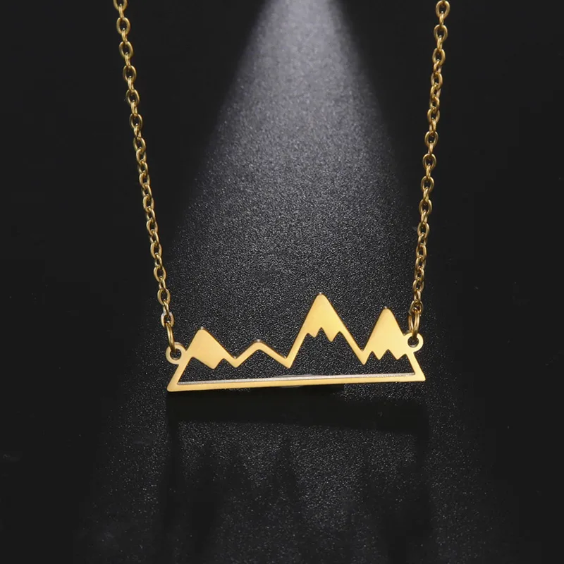 Mountains are calling Gold Chain