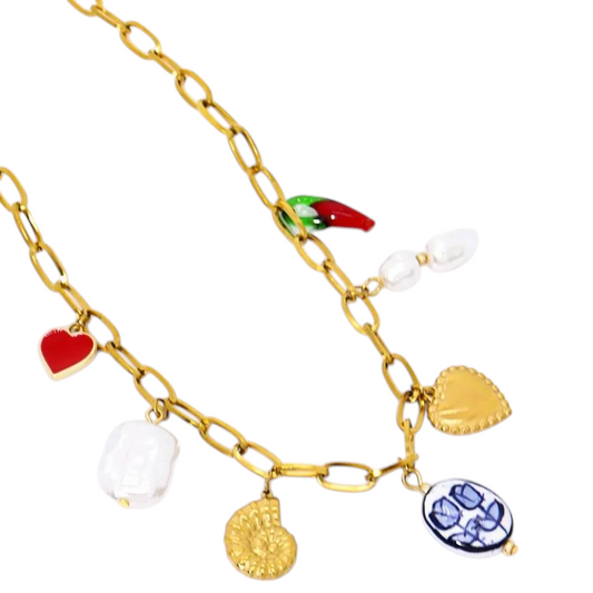 Multi Charms Necklace