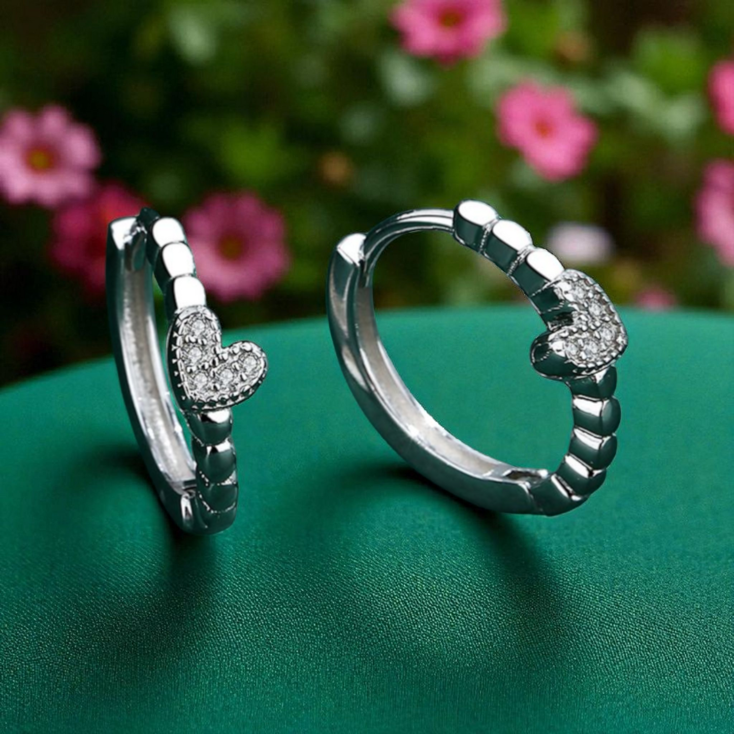92.5 Sterling Silver Disco Dil Earrings