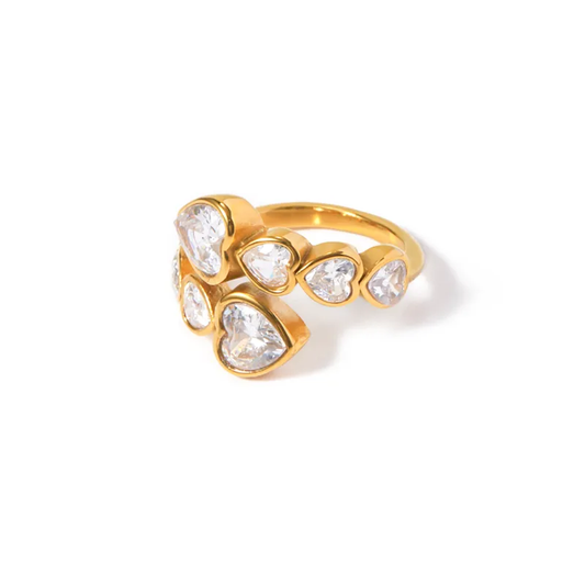 All Hearts Gold Ring