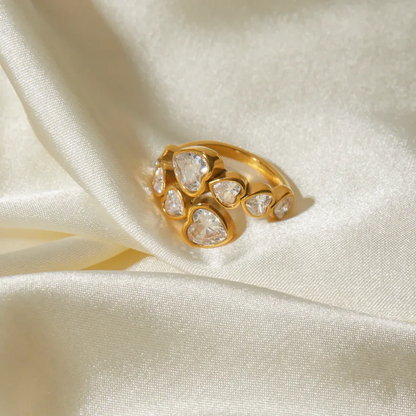All Hearts Gold Ring