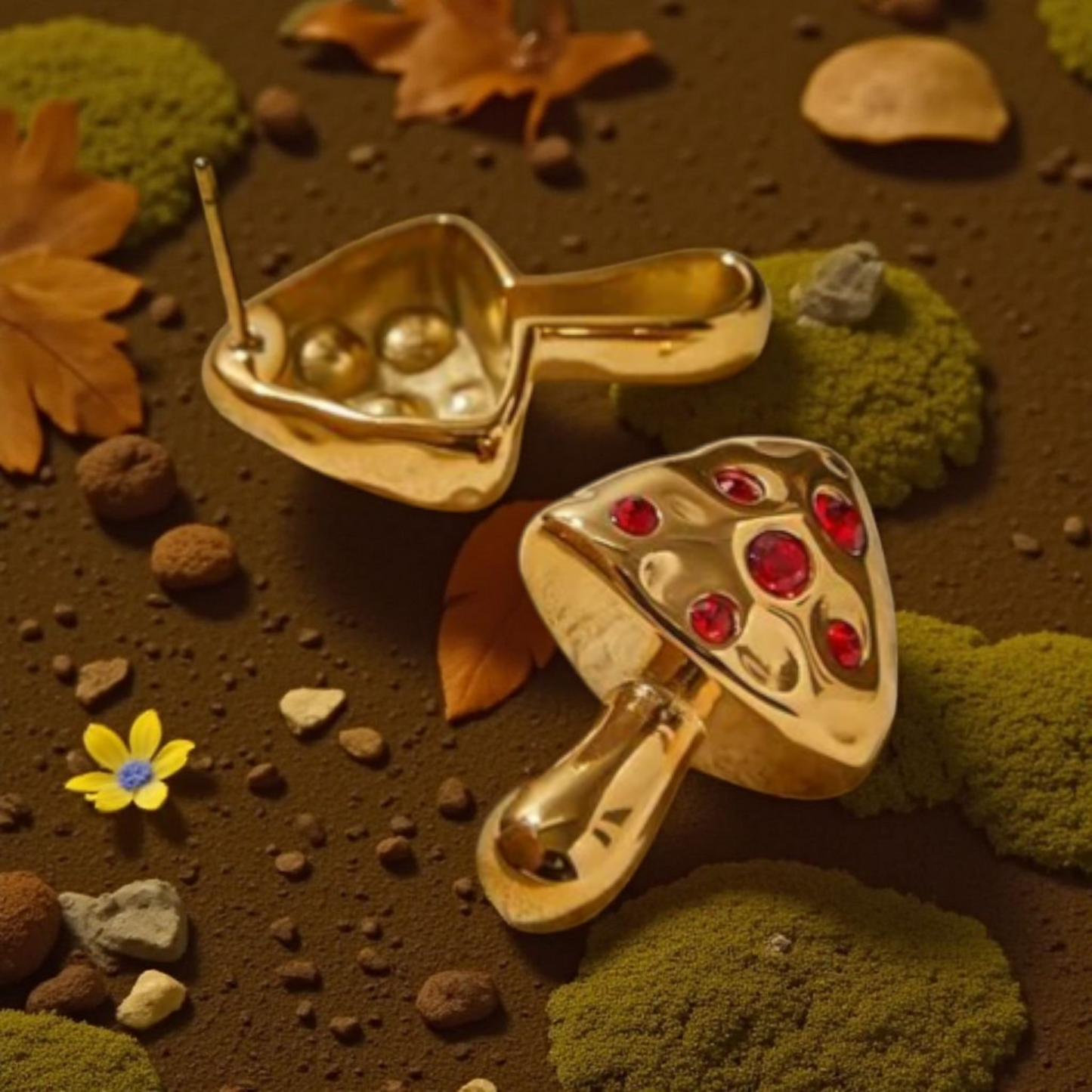 Mushroom Magic Earrings