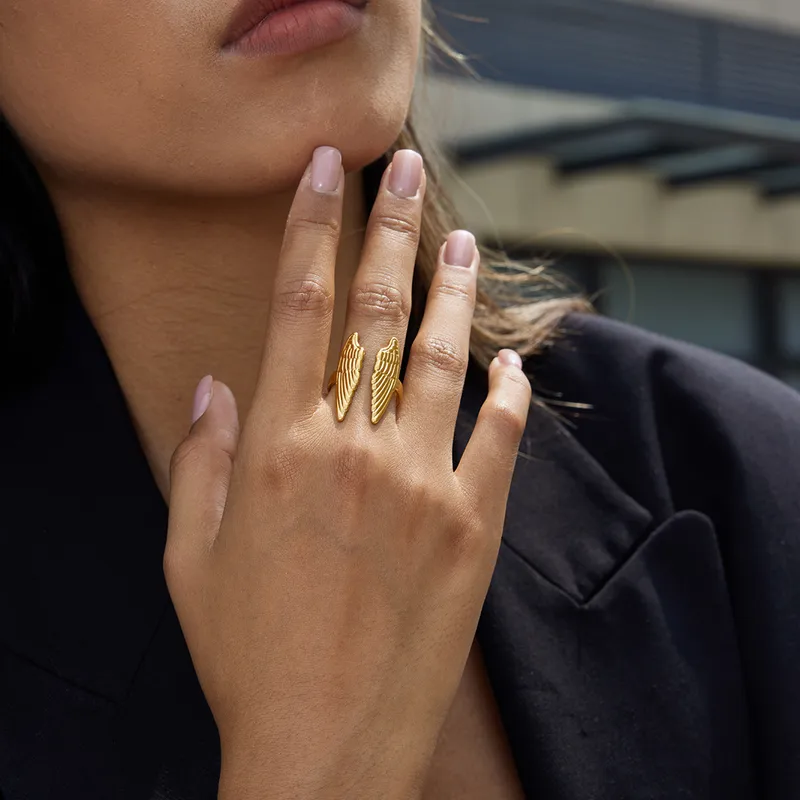 Angel Wings Finger Ring