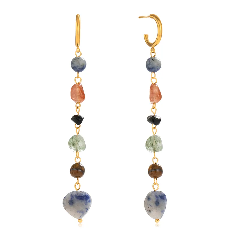 Multi- beaded Earrings