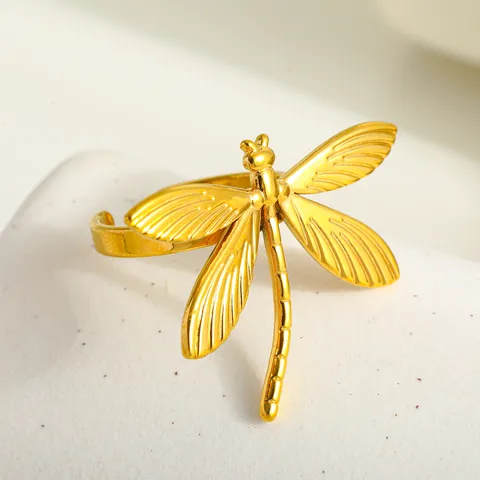 Adjustable Dragonfly Ring