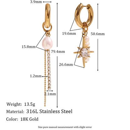 Mismatched Dazzle Earrings