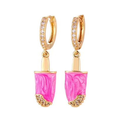 Strawberry Icecream Earrings