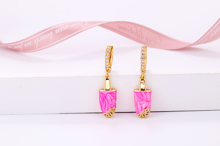 Strawberry Icecream Earrings