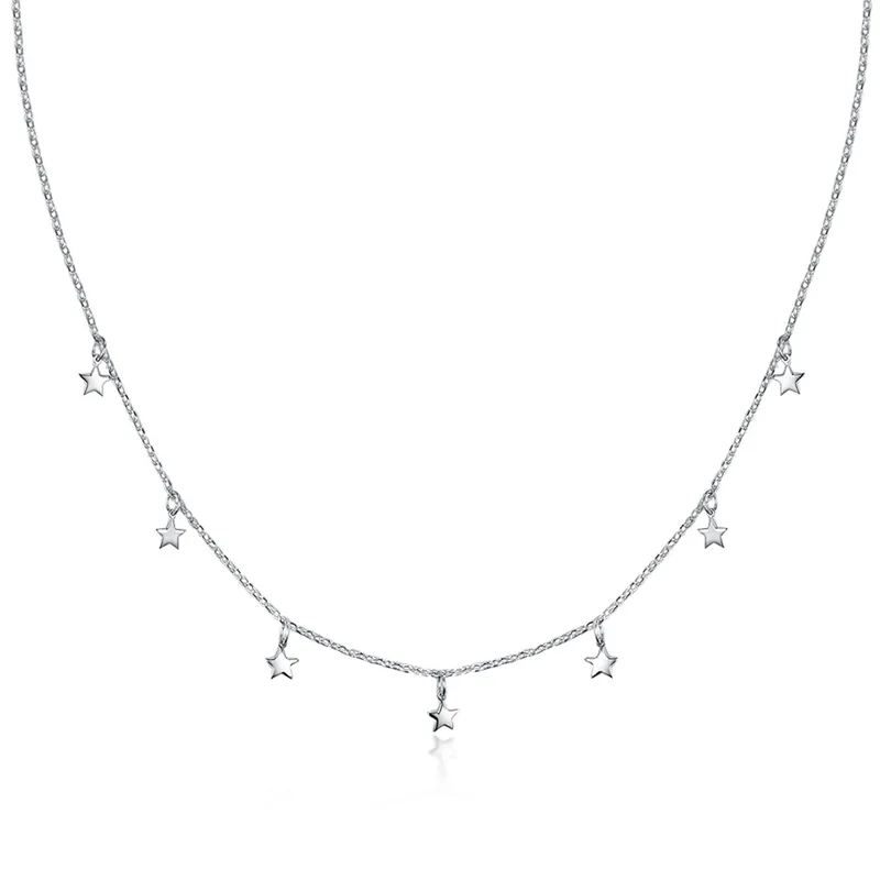 92.5 Sterling Silver Starry Chain