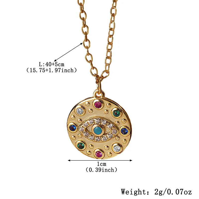 92.5 Sterling Silver Devils Eye Protection Chain