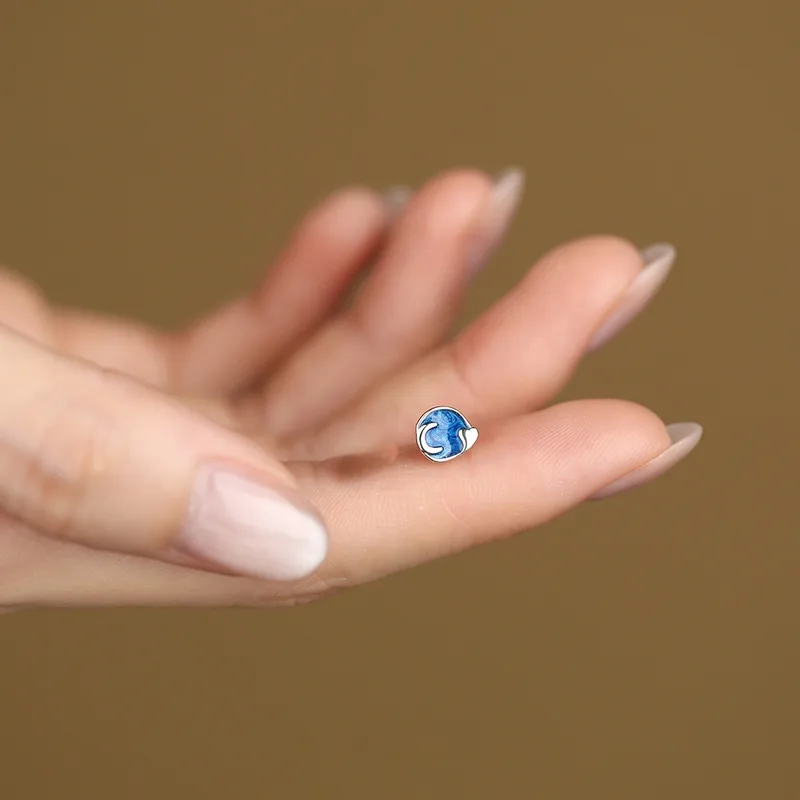 999 Silver Mismatched Studs