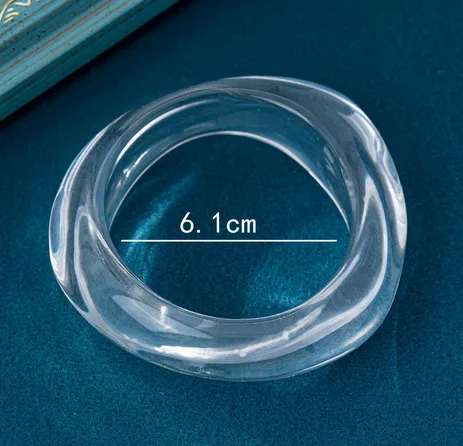 Transparent Bangle stack