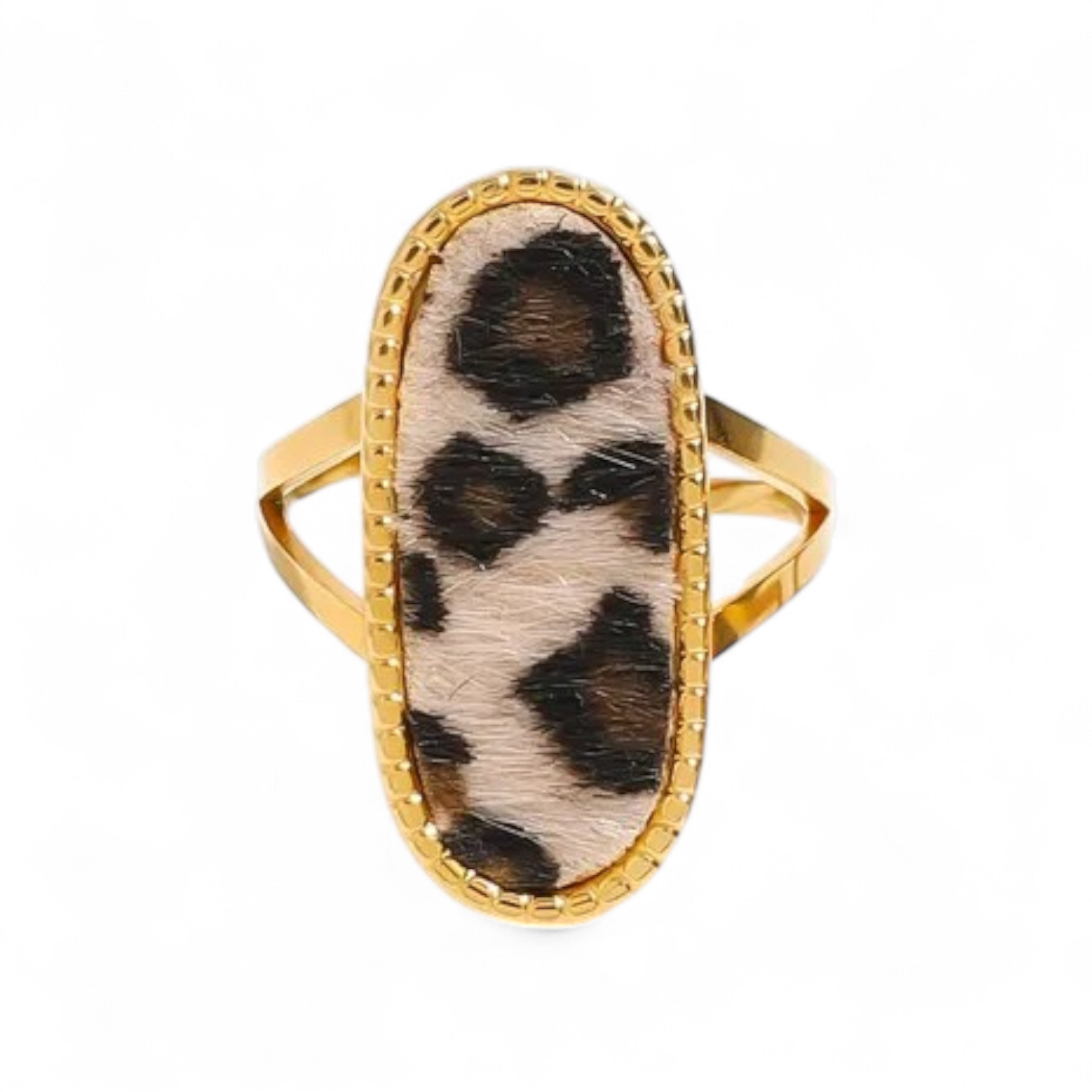 18K Gold Plated Adjustable Furry Ring
