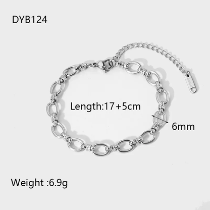 Triple Luxe Bracelet Stack-Silver