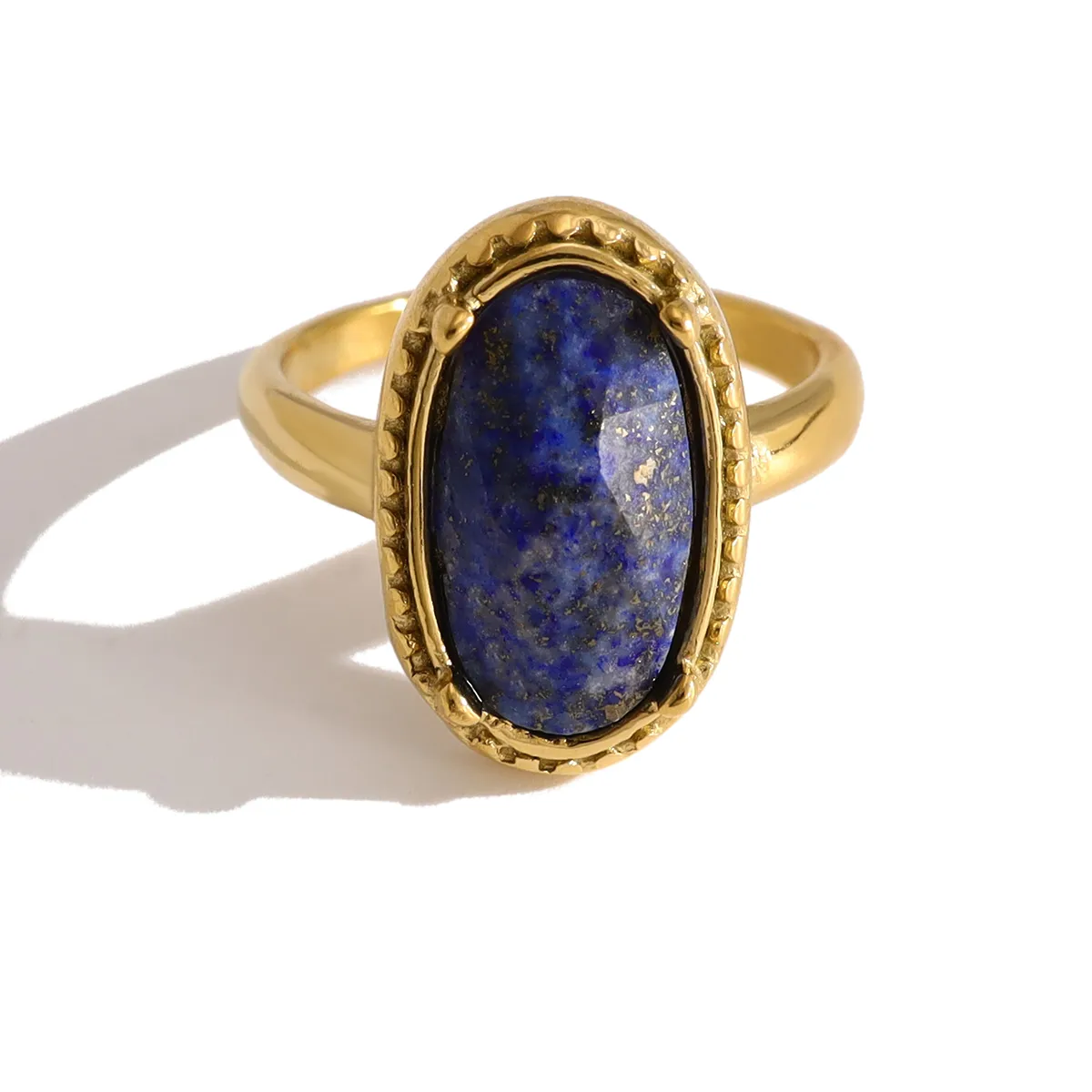 Adjustable Lapis Blue Antique Ring