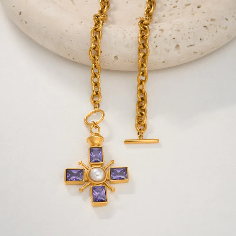 Chunky Cross Necklace