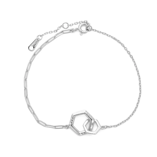 92.5 Sterling Silver Forever Connection Bracelet
