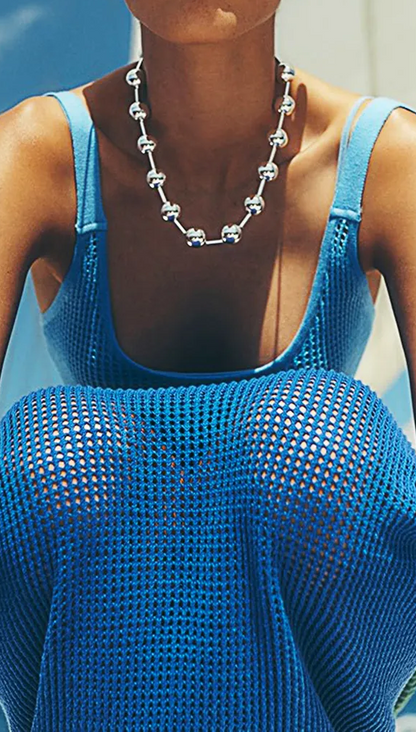 24 K Gold Plated Brass Connecting Necklace