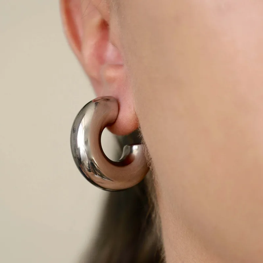 18K Gold Plated Alia Hoops