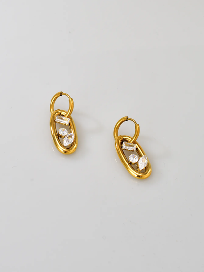 Anaar & Chakri Mismatched Earrings styled for Diwali festive wear – Urban Rani Jhilmil Collection