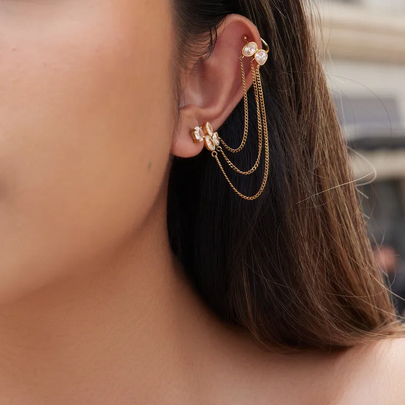 Phuljhadi festive tassel earrings – waterproof, skin-safe earrings for lehenga and saree