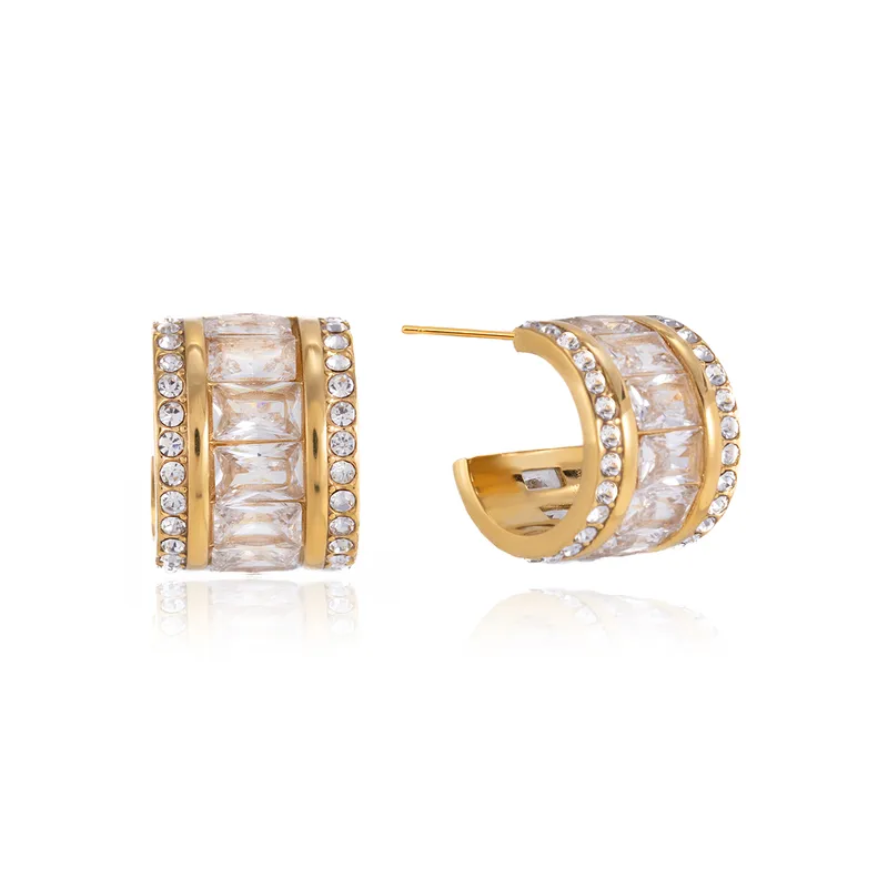 Akash Deep Huggie Hoop Earrings from the Urban Rani Jhilmil Diwali Collection – safe for sensitive ears