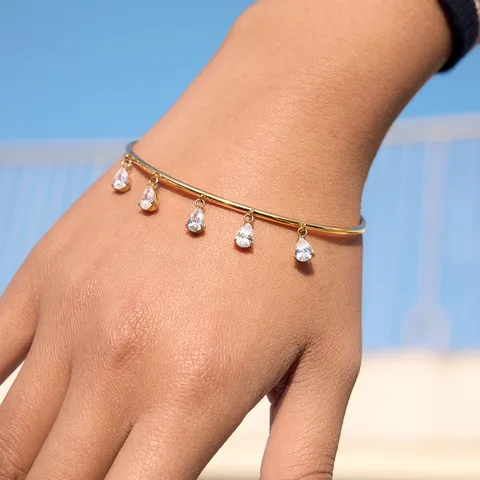 Deepmala Droplet Bangle from the Urban Rani Jhilmil Diwali Collection – safe for sensitive skin