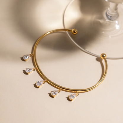 Deepmala droplet bangle bracelet for festive and everyday wear – Urban Rani
