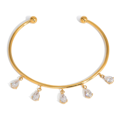 Deepmala Droplet Bangle by Urban Rani – hypoallergenic festive bangle for Diwali