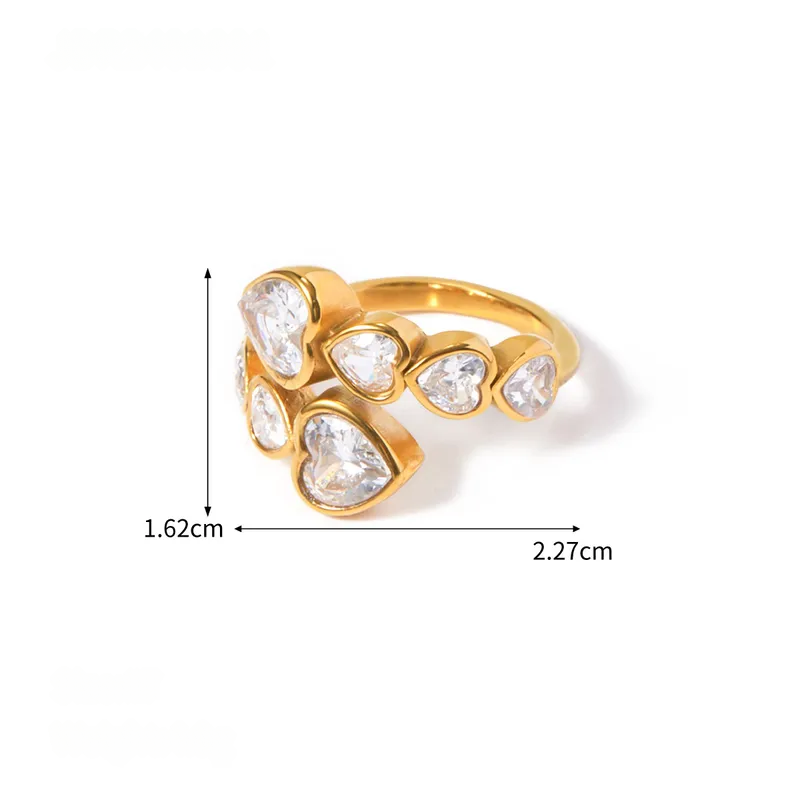 All Hearts Gold Ring