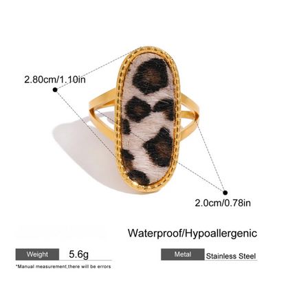 18K Gold Plated Adjustable Furry Ring