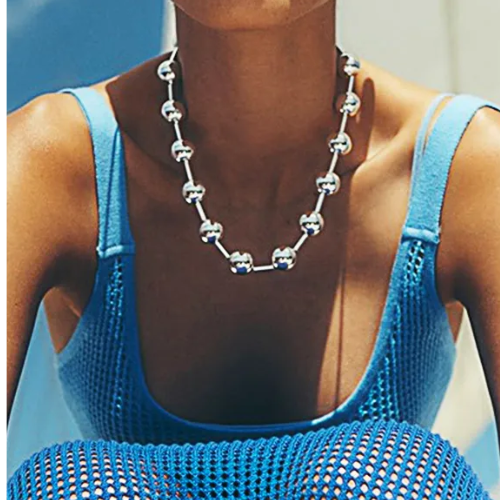 24K Gold Plated Brass Connecting Necklace