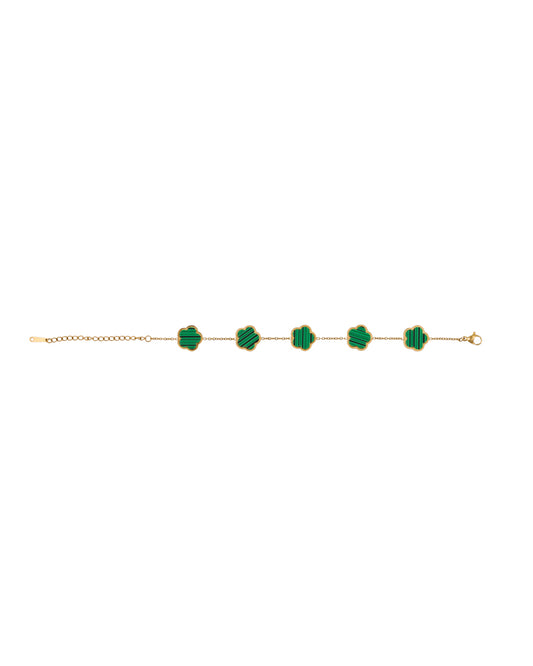 Green Clover Lucky Bracelet