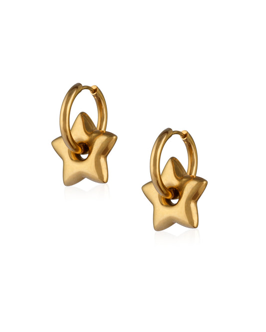 Golden Starry Earring