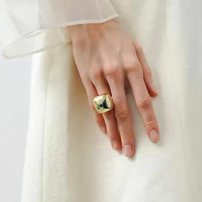 24K Plated Brass Structural Ring