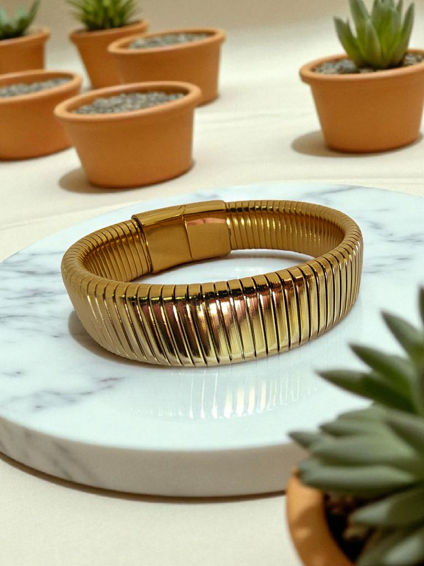 Golden Drama Bracelet