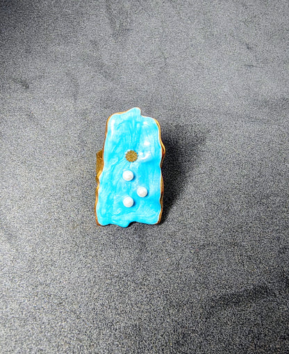 Ocean Doodle Ring