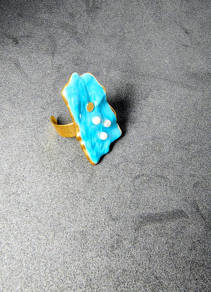 Ocean Doodle Ring