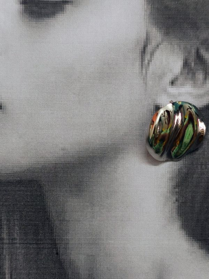 Round Silver Studs