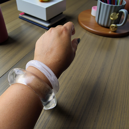 Transparent Bangle stack