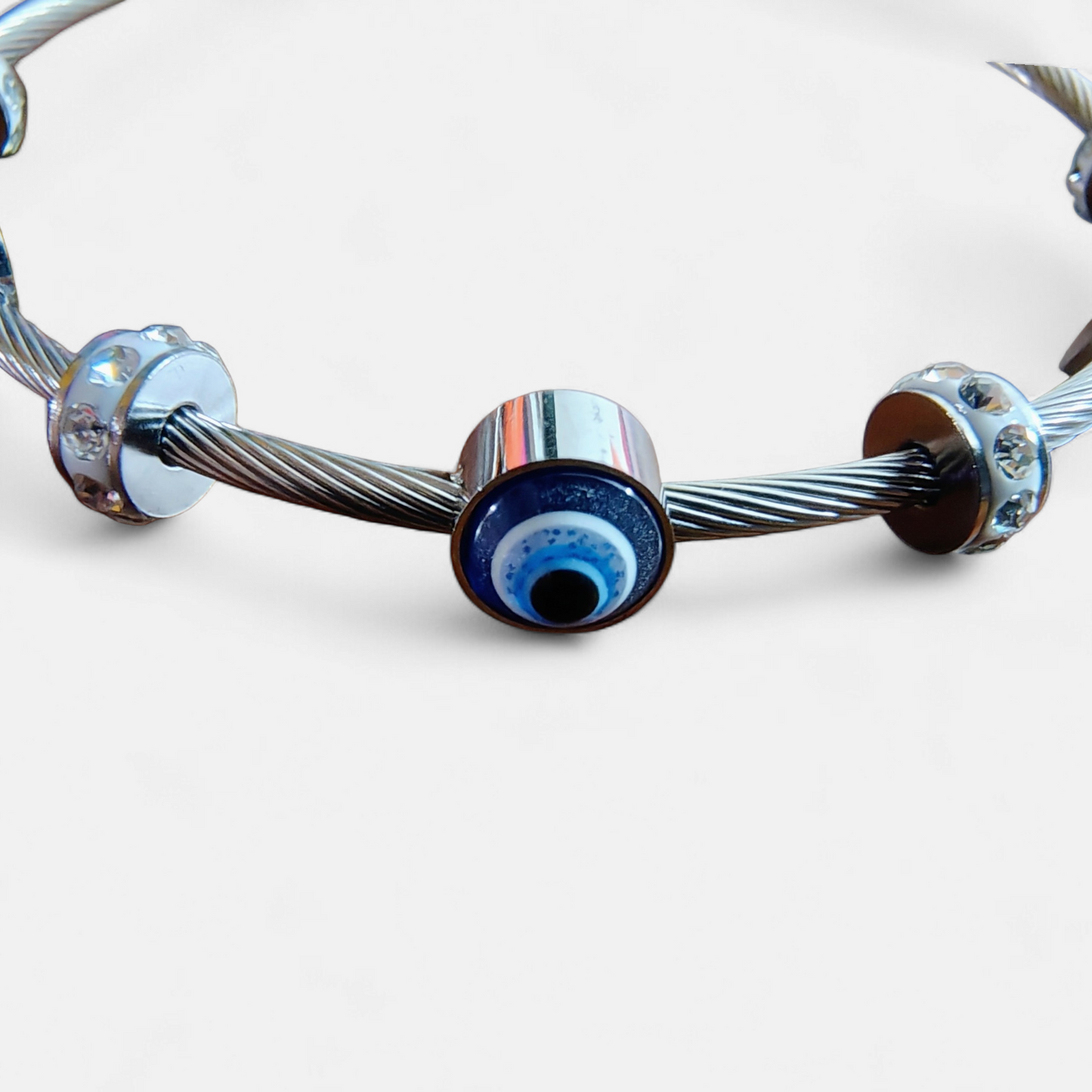 Silver Protection Bangle