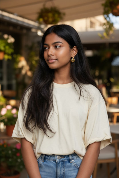 Dangling Heart Earring