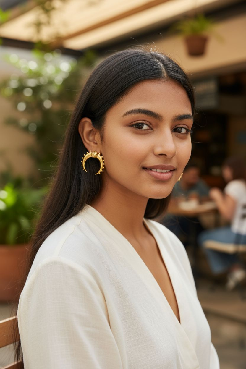 Adhoora Chand Earrings