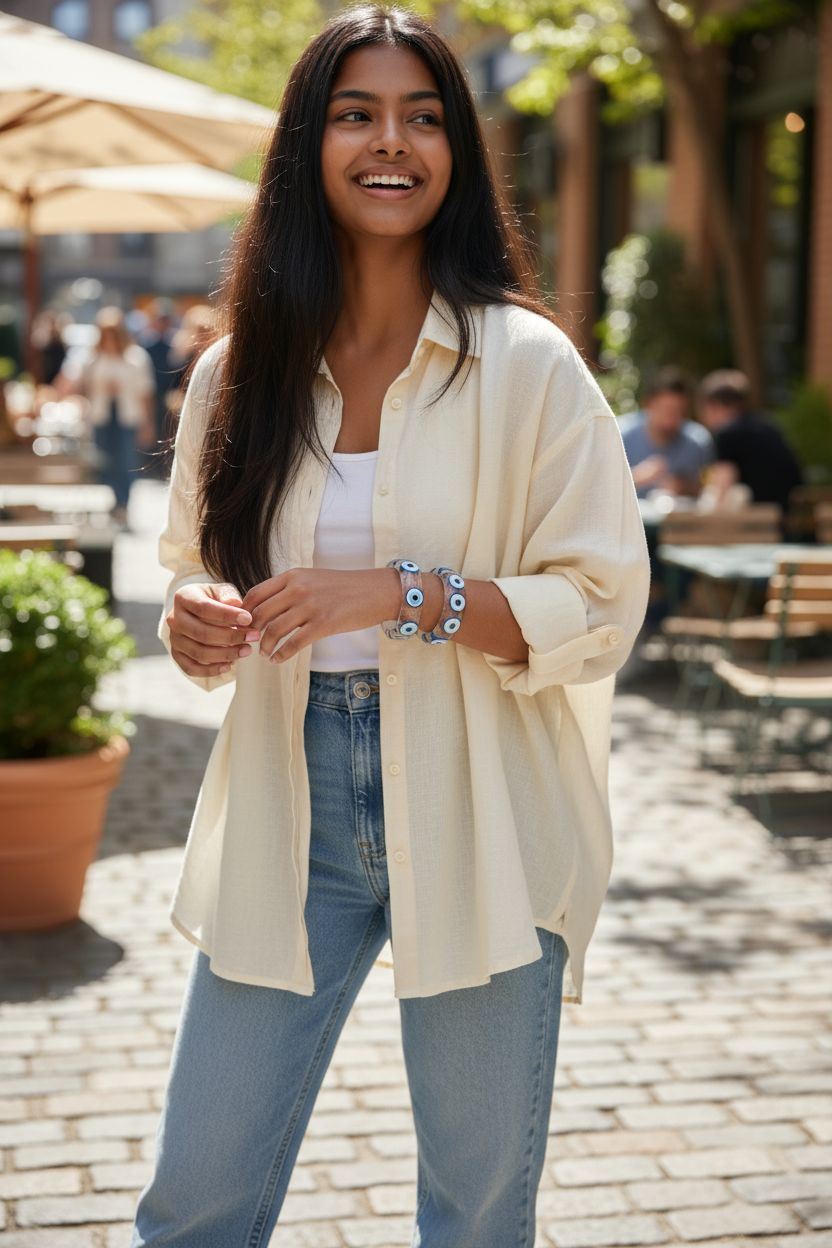 Evil Eye Resin Bangle