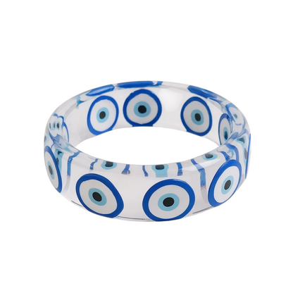 Evil Eye Resin Bangle
