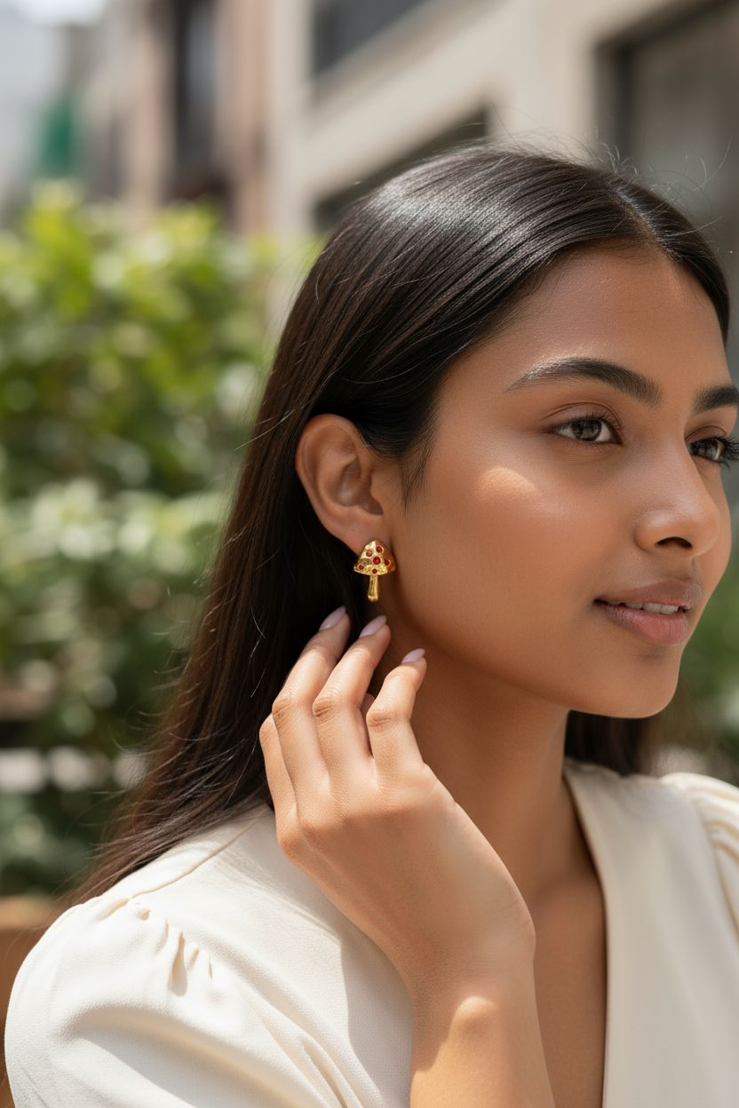 Mushroom Magic Earrings