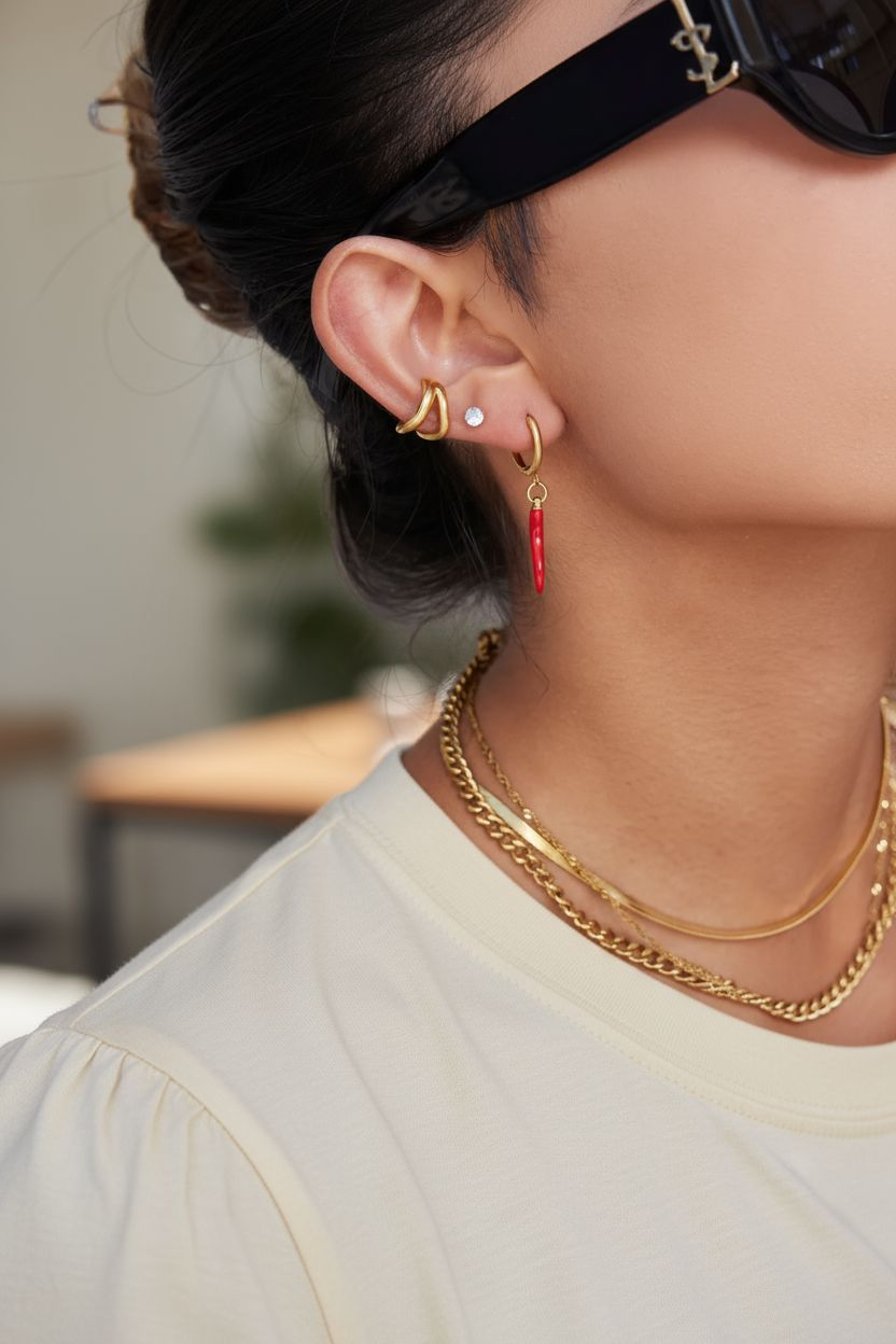 Tikhi Mirchi Earrings