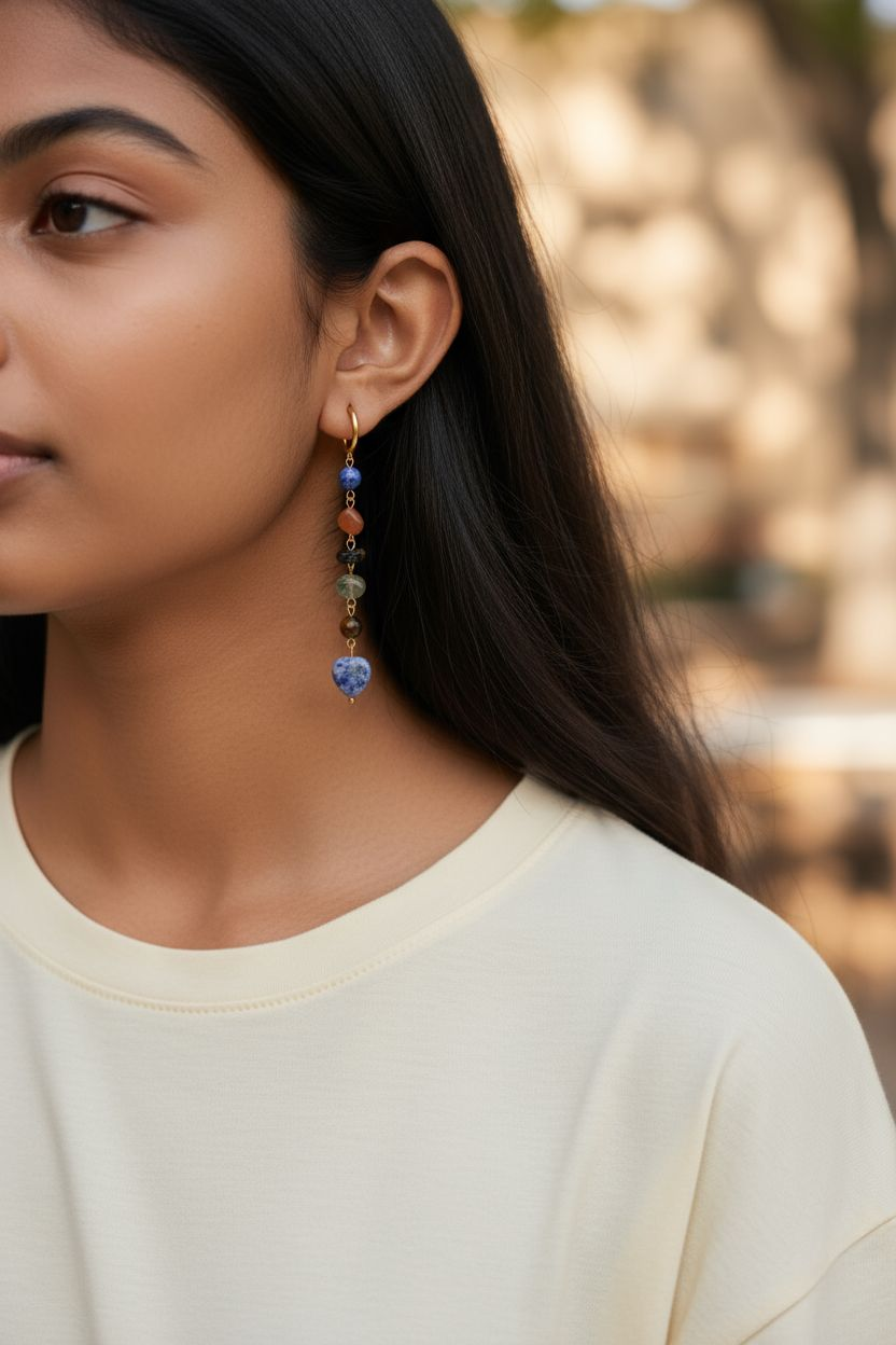 Multi- beaded Earrings