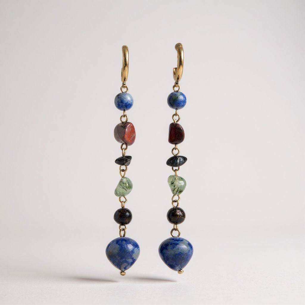 Multi- beaded Earrings